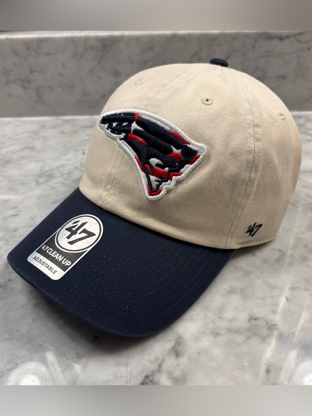 ‘47 Limited Edition American Flag New England Patriots Clean Up Adjustable Hat